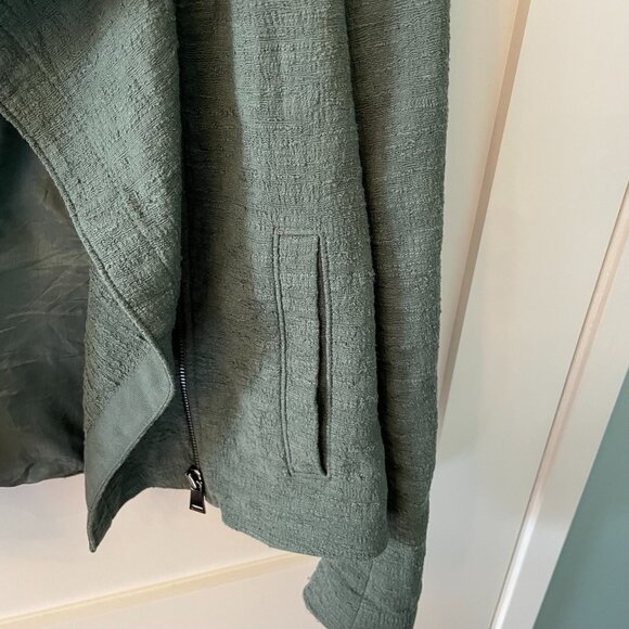 Vince Green Asymmetrical Motorcycle Jacket Size XS - Picture 5 of 11